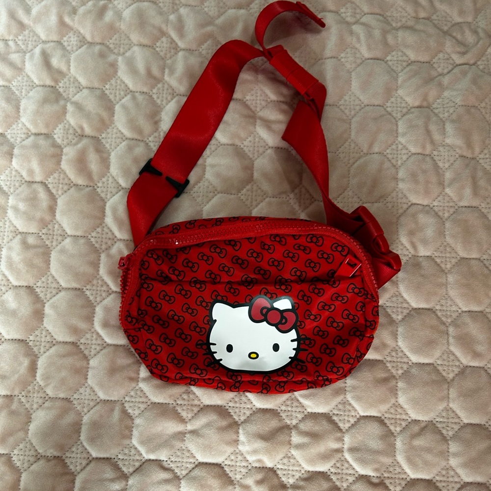 Hello Kitty Red And Black Patterned Mini Bag - image 1